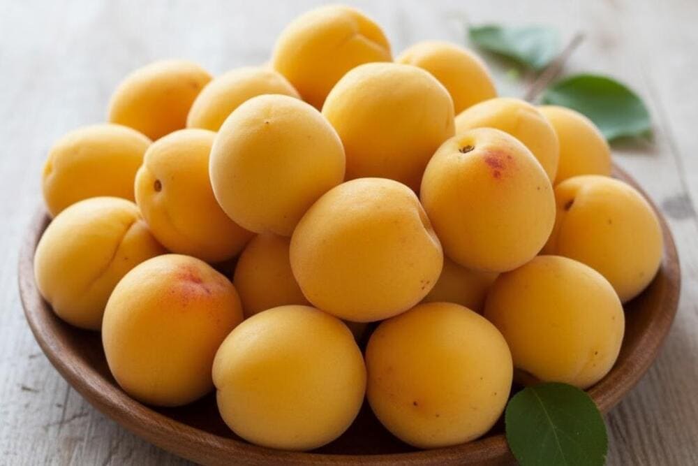 Mơ chùa Hương rất ngon và dày cùi